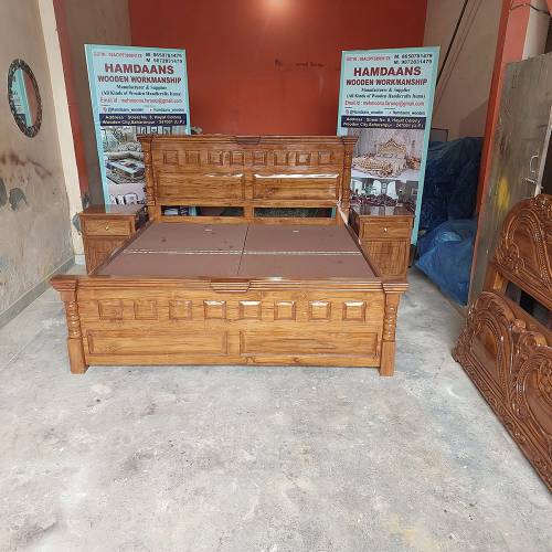 Teak Wood Box Bed Manufacturers in Saharanpur