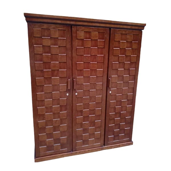 Solid Wood 3 Door Almirah Manufacturers in Saharanpur